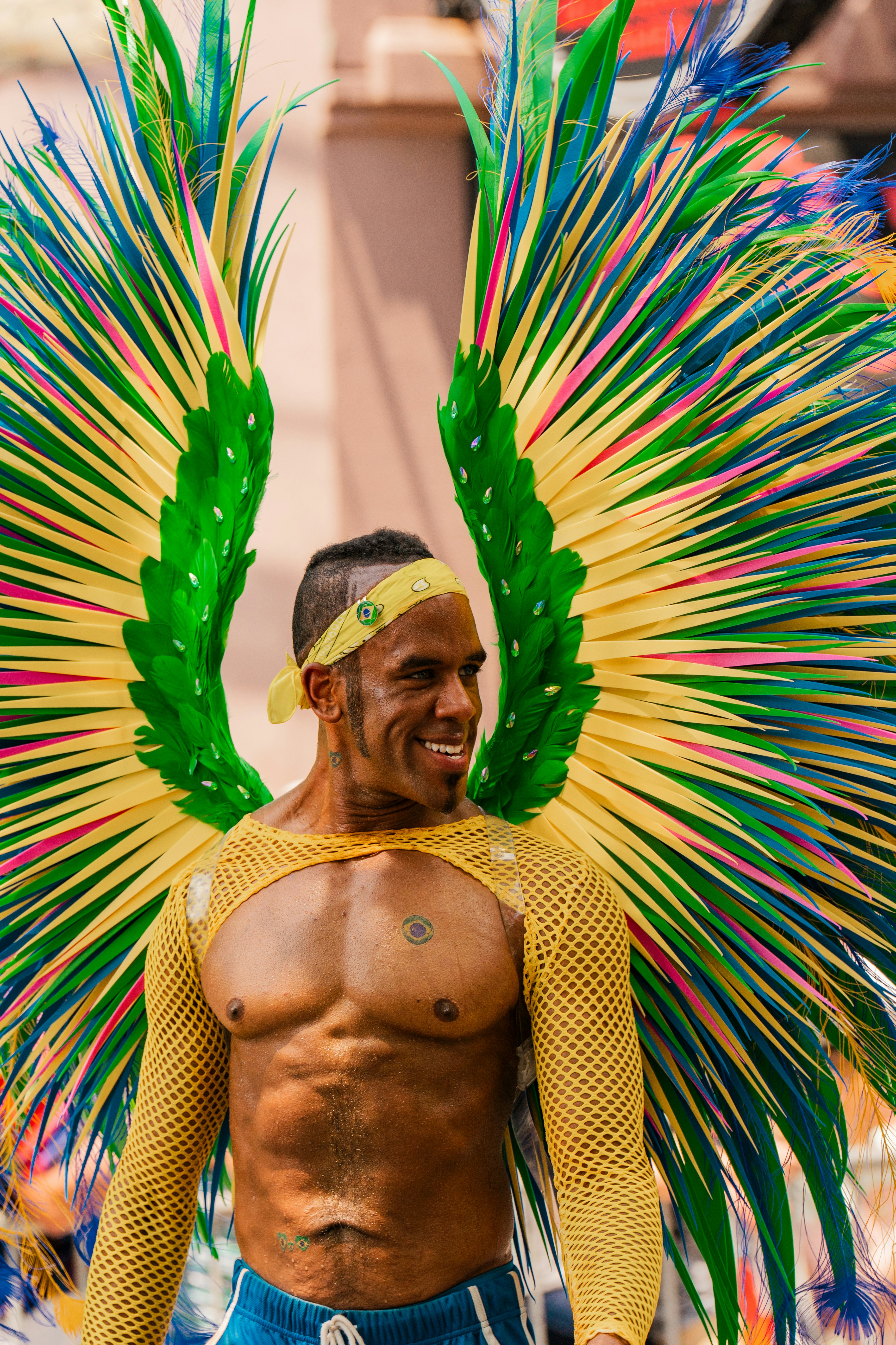 An incredibly detailed fantasy elf costume.