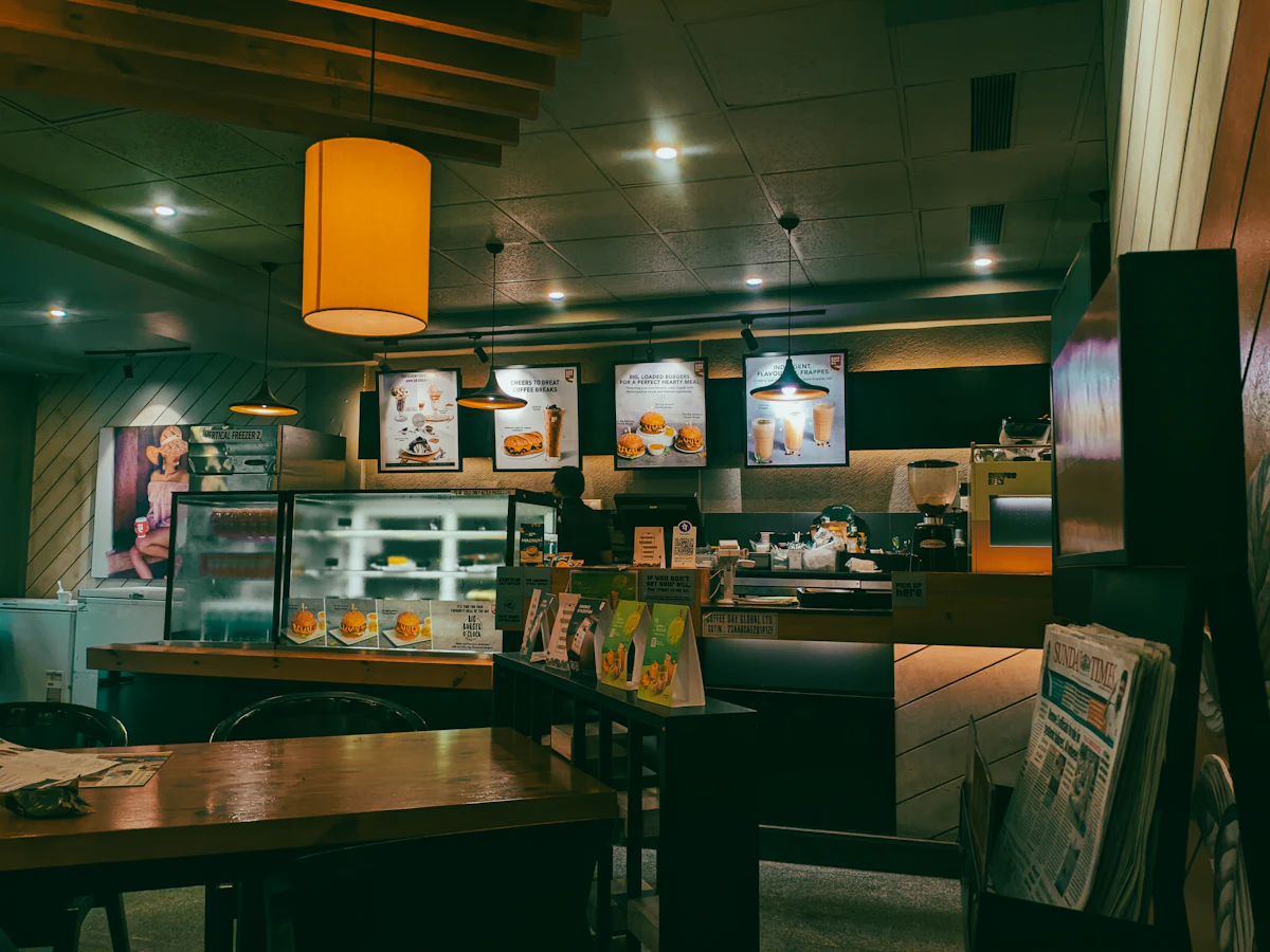 카페 에어컨 천장형 설치