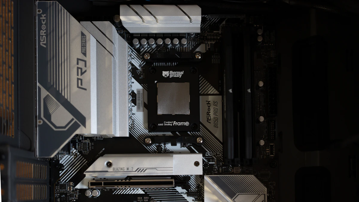 Computer motherboard and hardware components