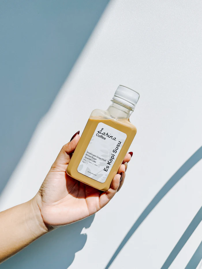 Botol minuman kopi siap minum
