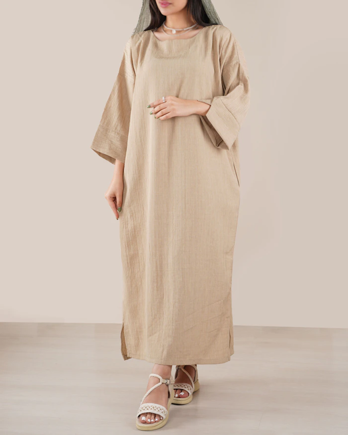Champagne Silk Dress