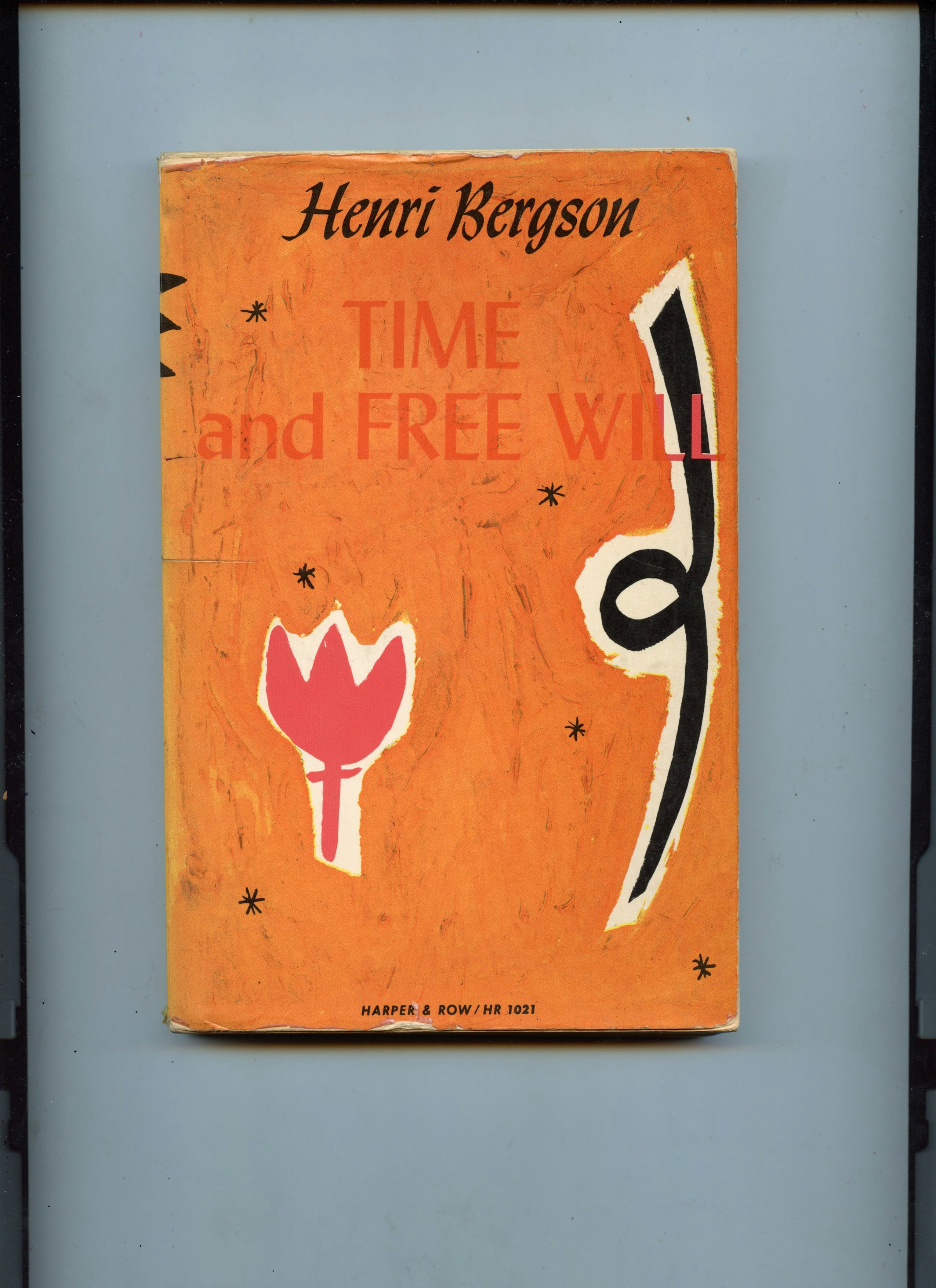 '시간과 자유의지'라는 제목의 책 표지