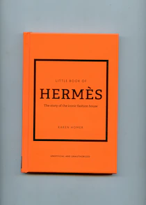 The book is "little book of hermès".