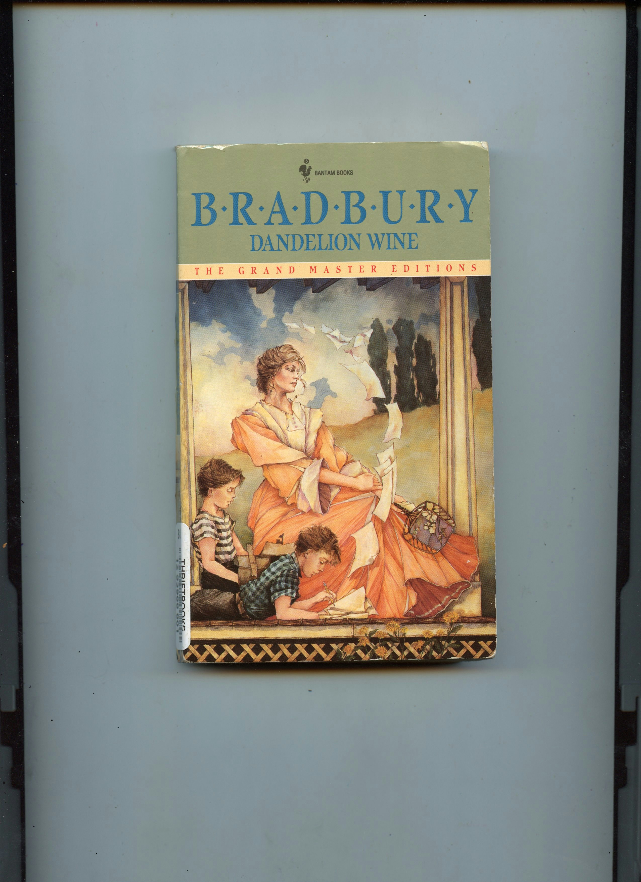 The image shows a cover of ray bradbury's 
