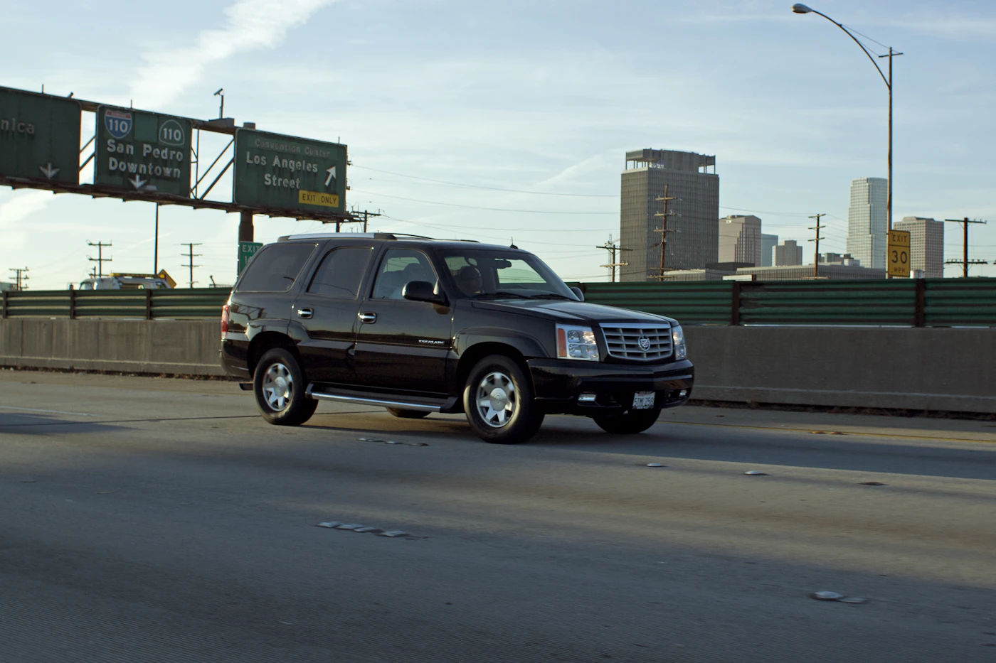 Black SUV airport