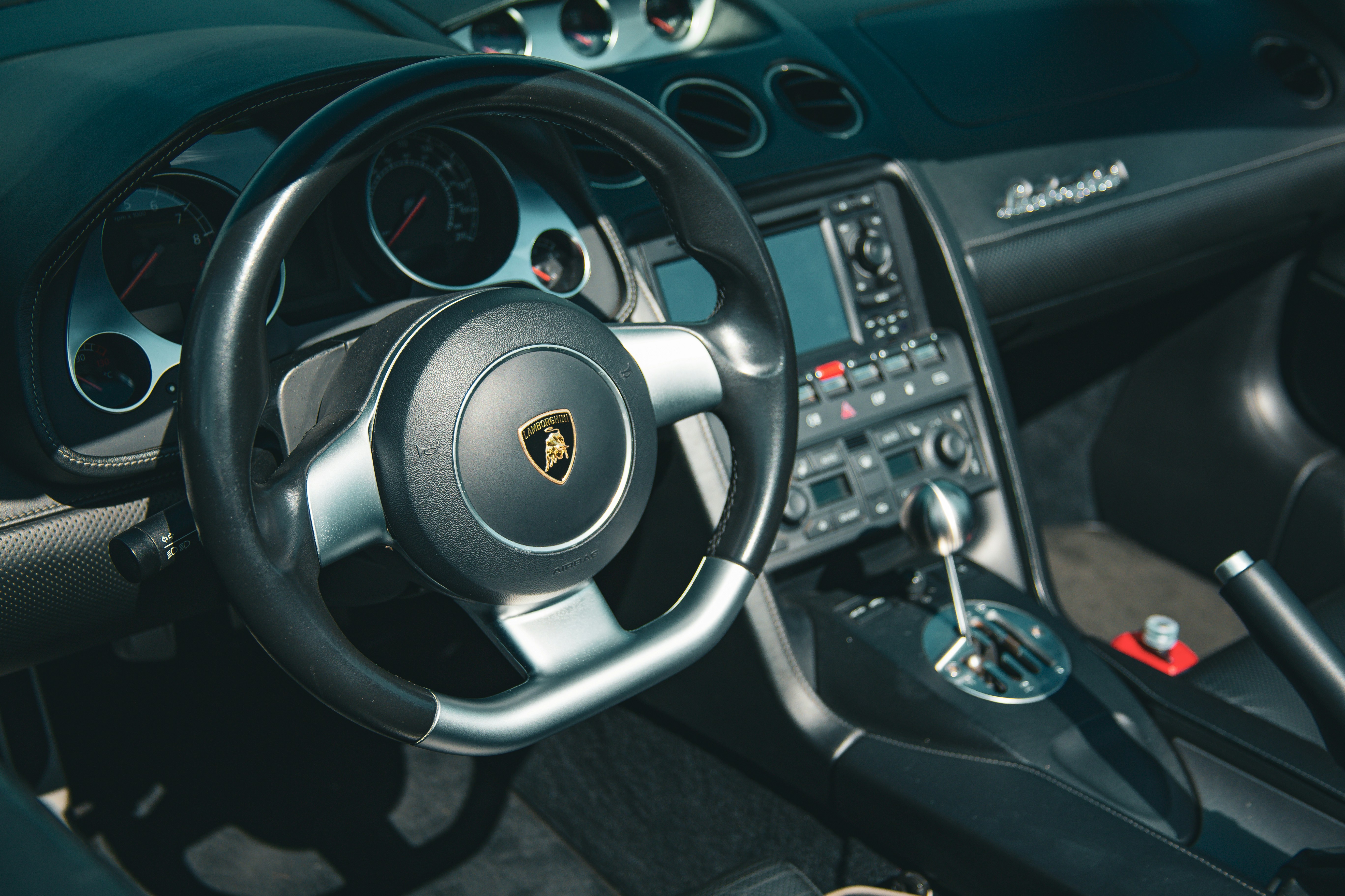 Lamborghini interior