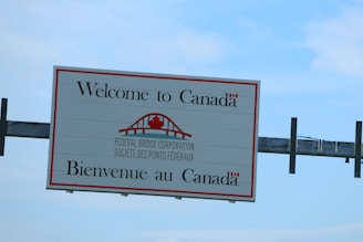 Welcome to canada! bienvenue au canada!