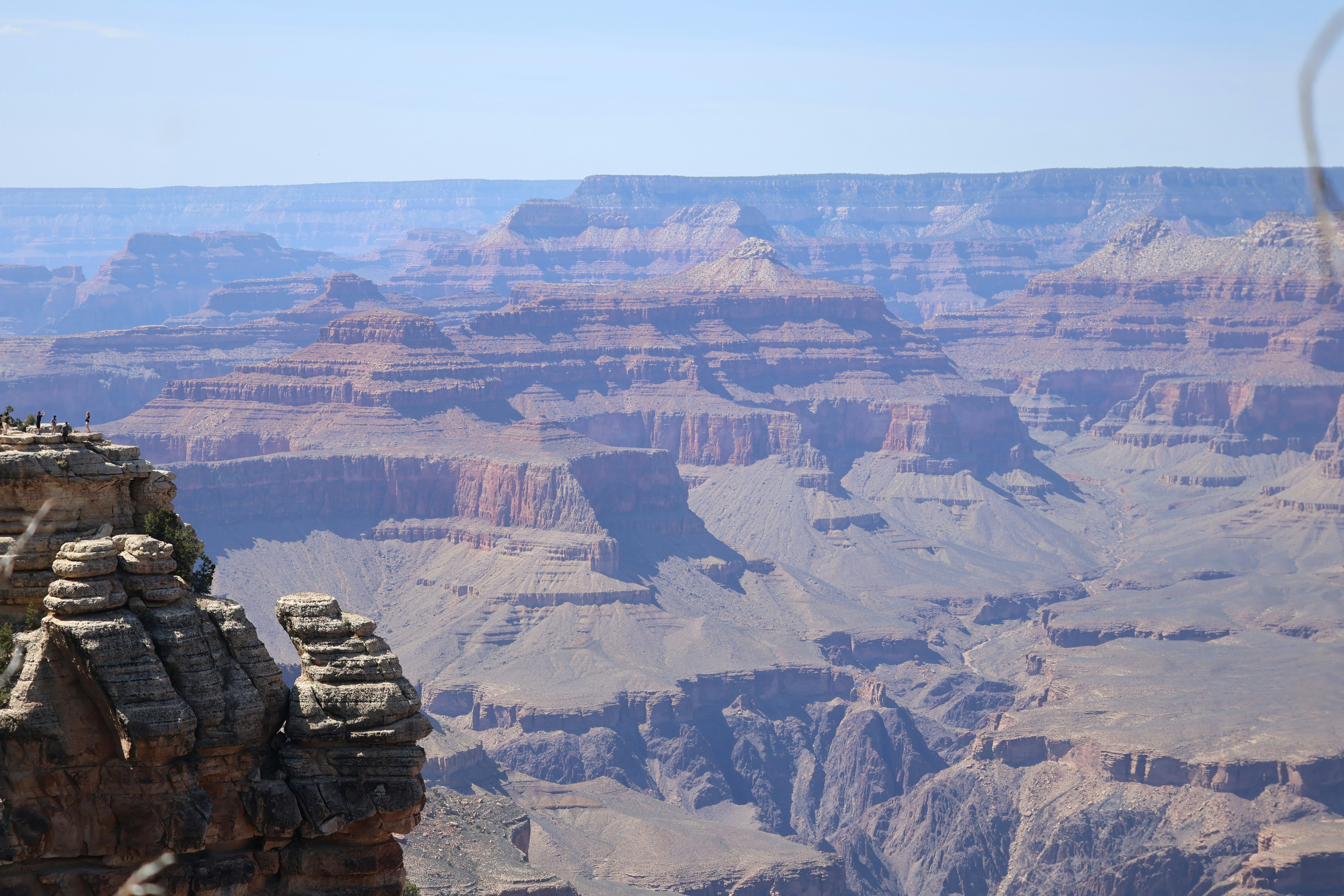 The majestic grand canyon stretches into the distance.