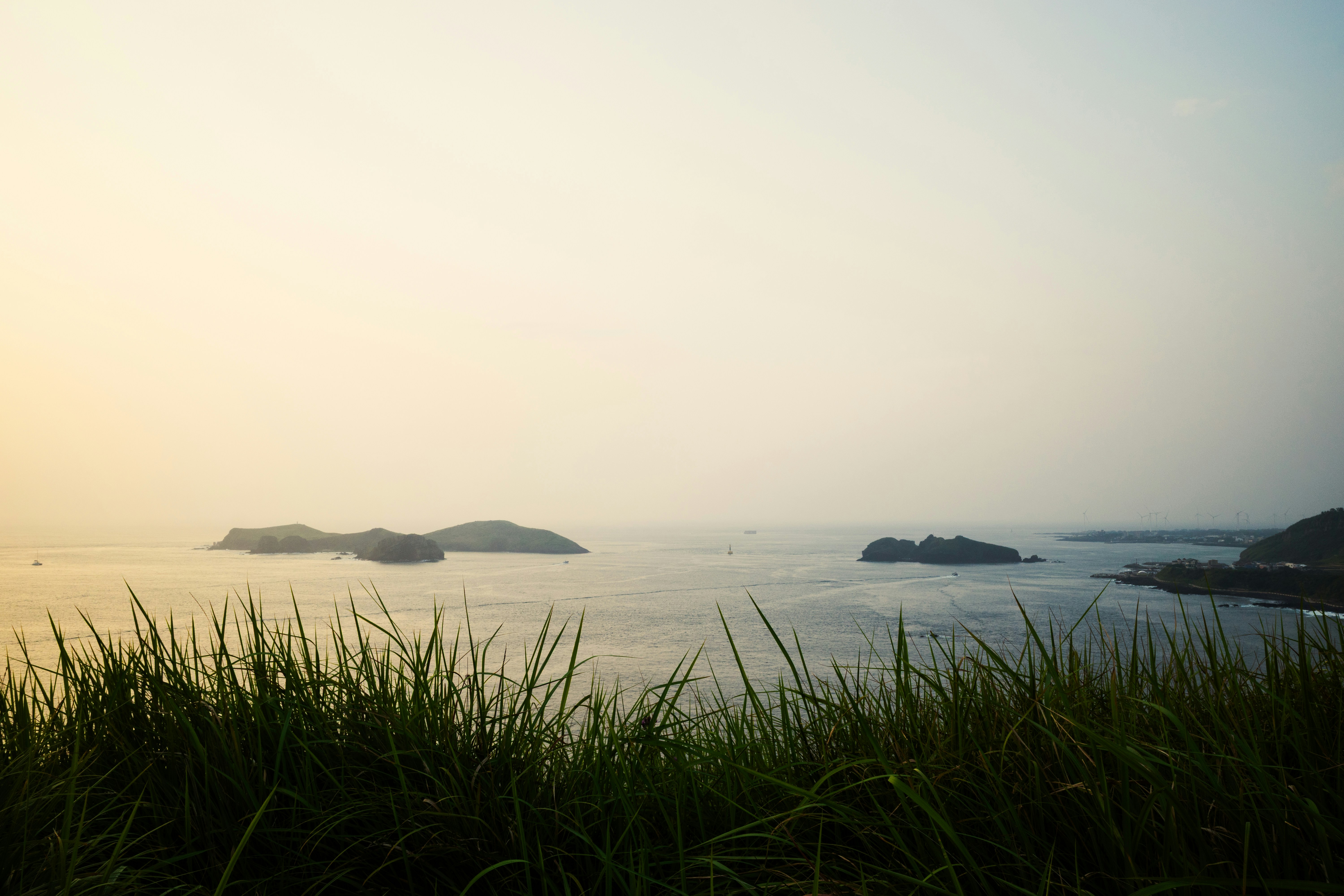 제주 해안 전경과 아일랜드
