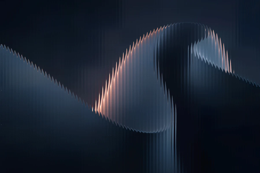 Abstract purple light waves, illustrating the Bandwidth Index framework