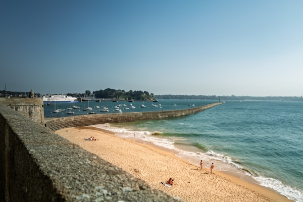 Plage du Sillon Saint-Malo Brittany France