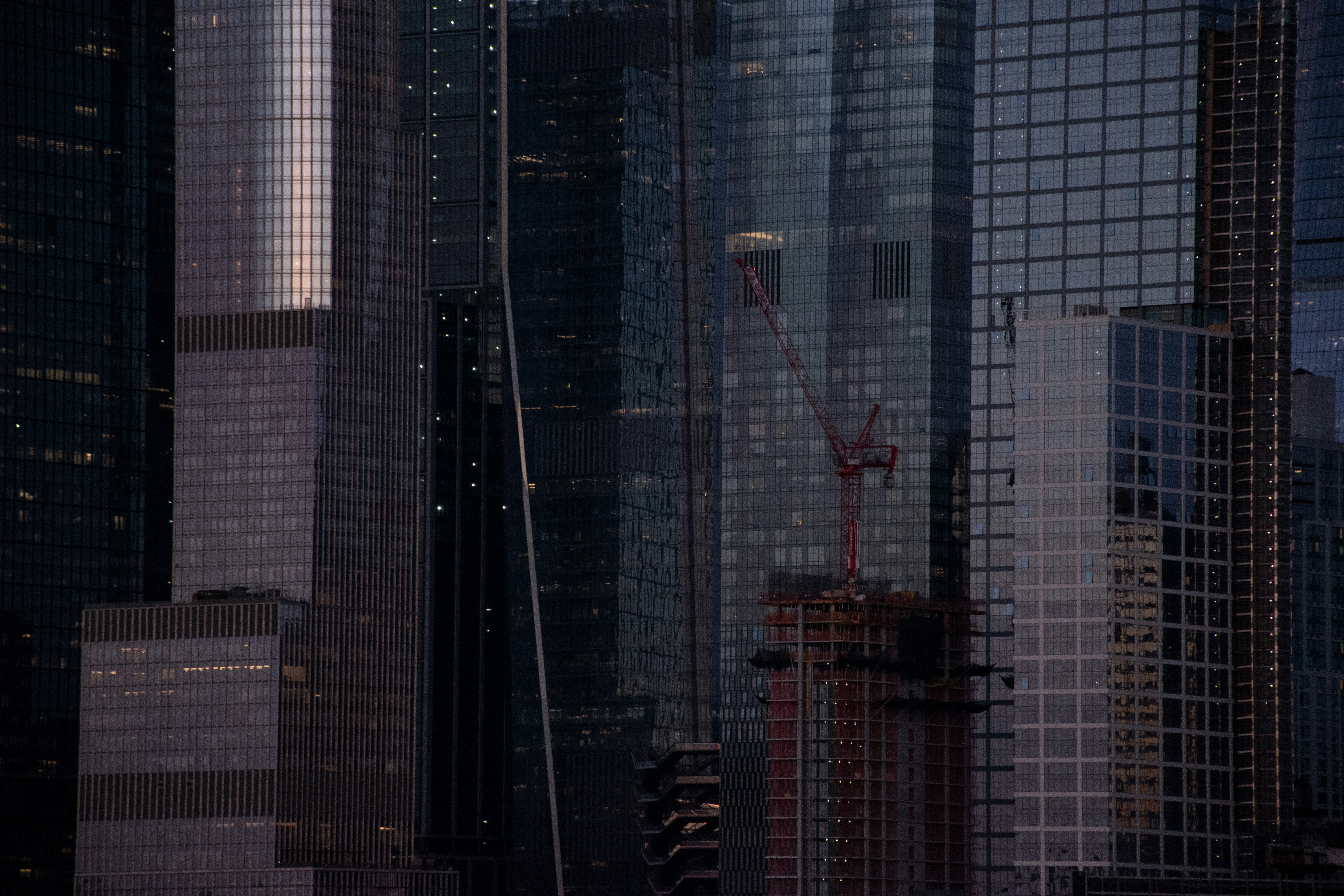Cinematic Spider-Man swinging through realistic modern skyscraper reflection
