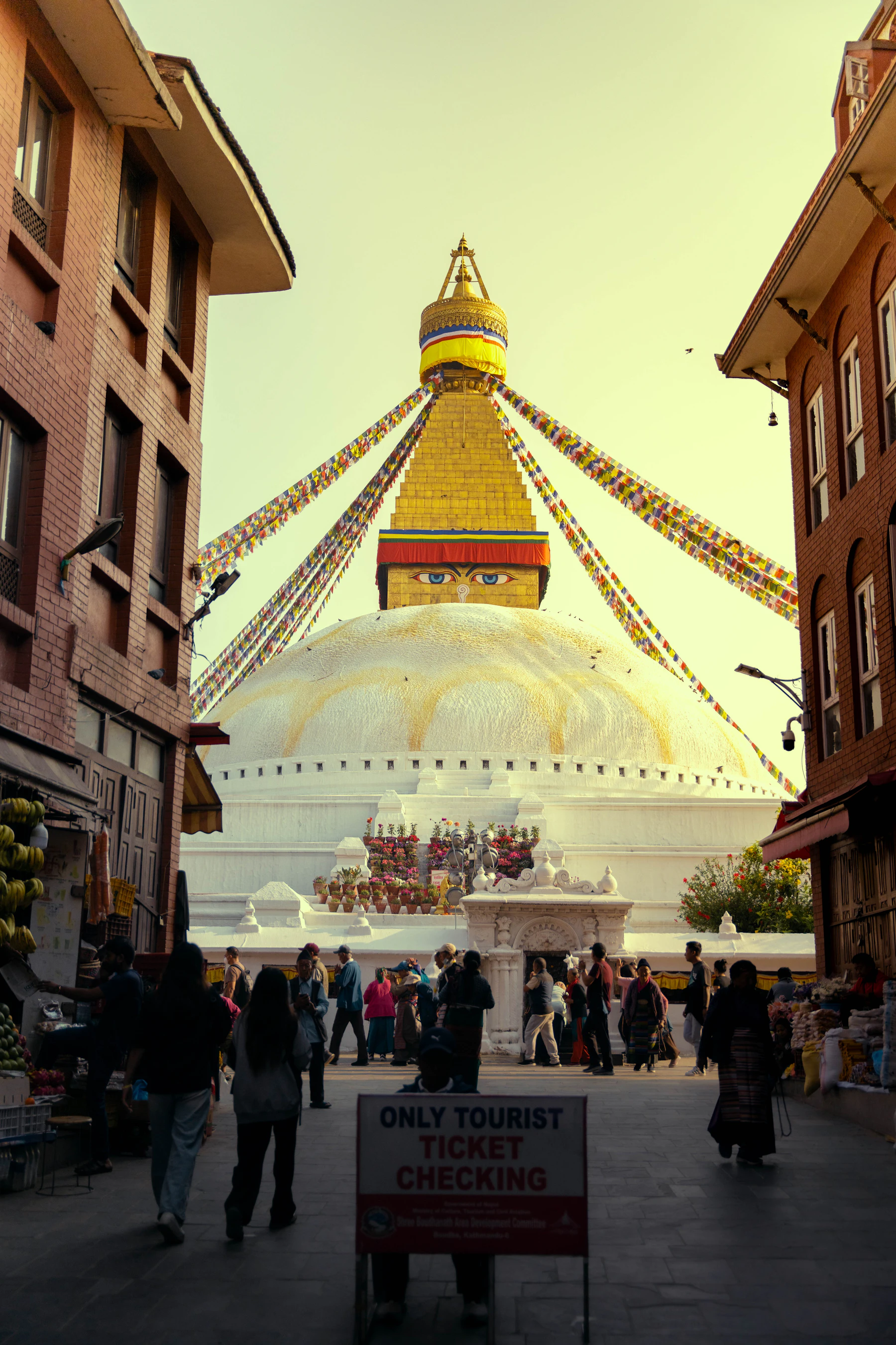 Boudhanath Stupa in Kathmandu, Nepal