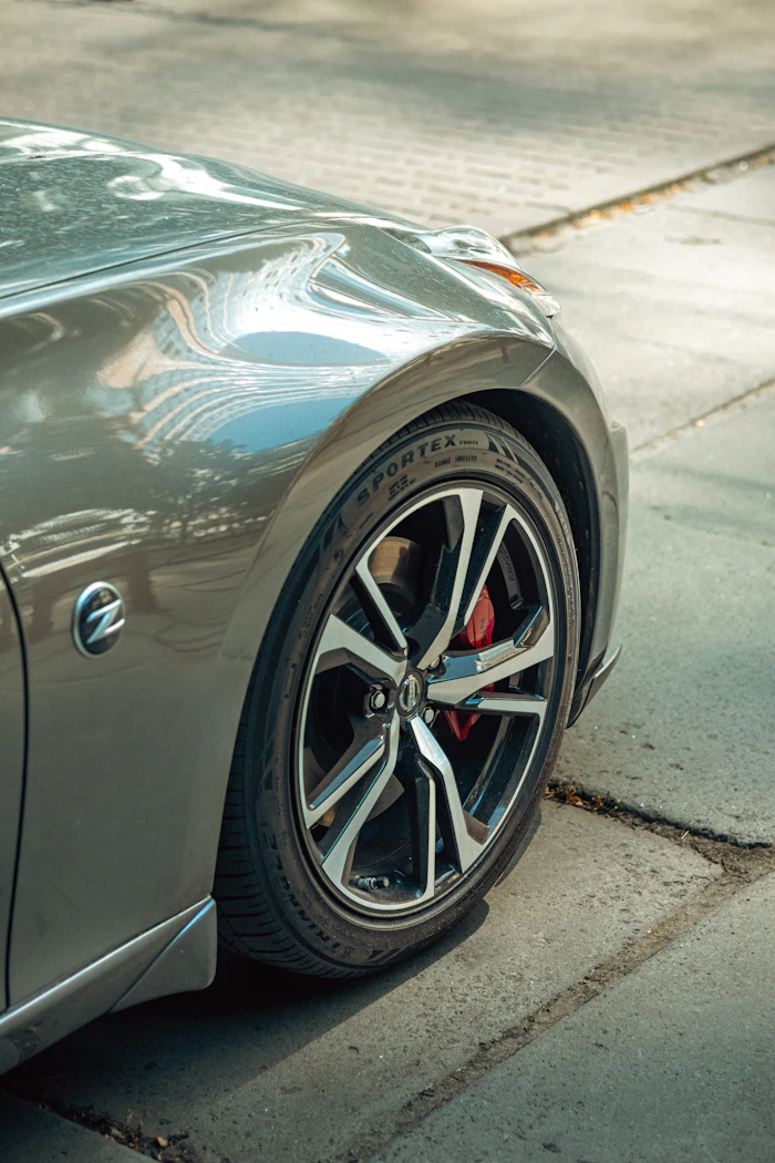 Polished car wheel and body finish