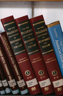 Books titled "the new palgrave dictionary of economics and the law."