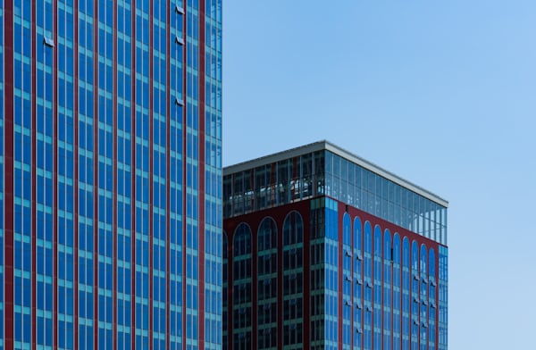 Modern buildings