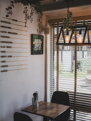 A cozy coffee shop
