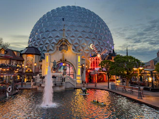 Europa Park at night