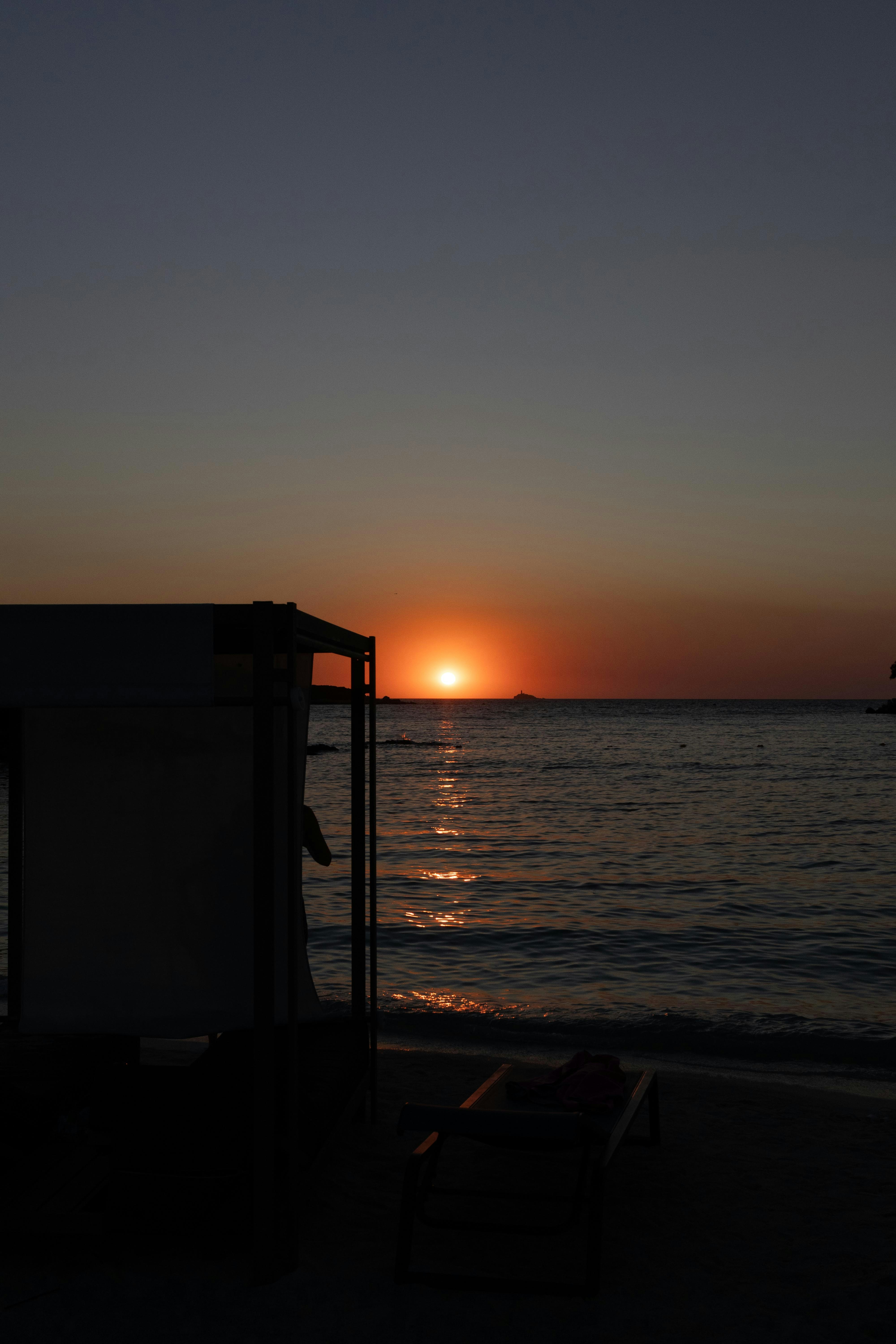 Family and couples enjoying the sunset on a Ksamil beach