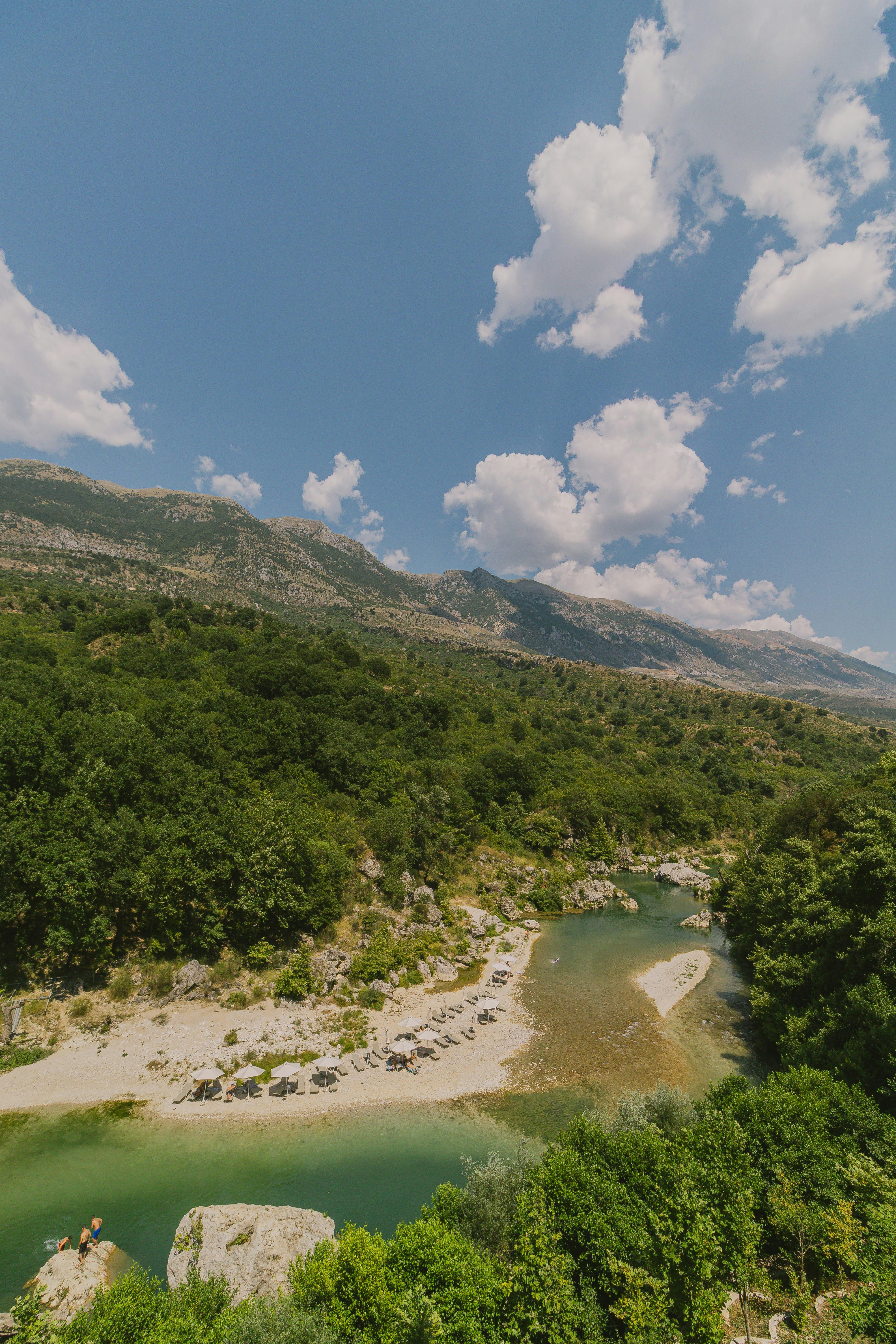 Panoramic view of Albania's diverse landscape