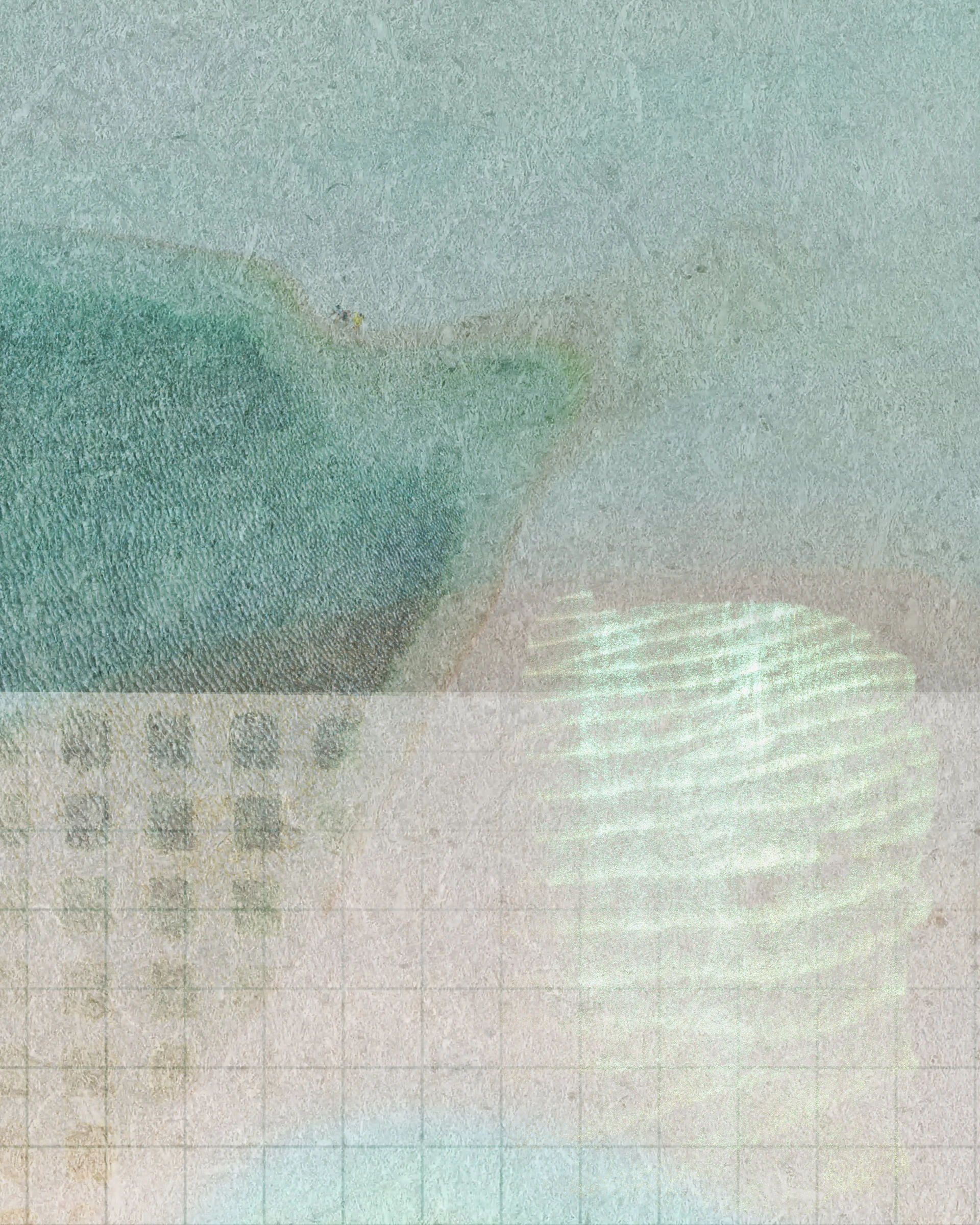 Abstract background with ink blot and fingerprint.