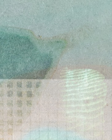 Abstract background with ink blot and fingerprint.