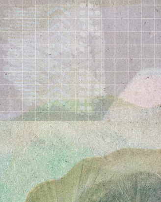 Abstract art piece with geometric shapes and gradients.