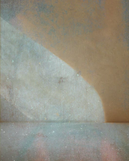 Abstract background with pale colors and textures.