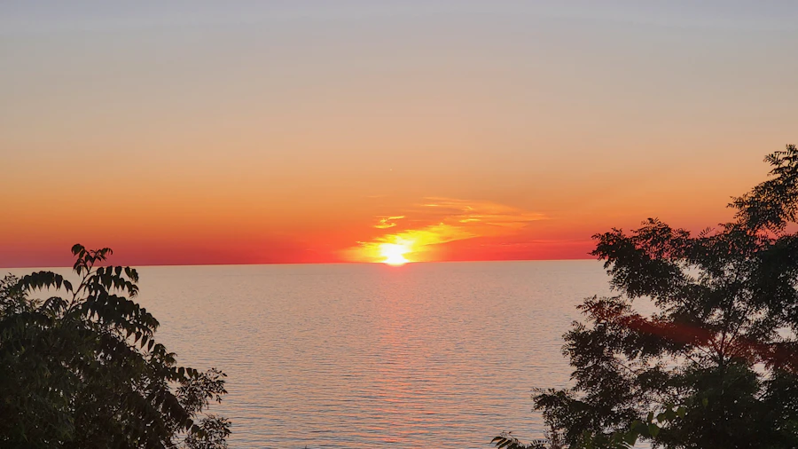 Sunset over Lake Michigan. Photo by Ammie-Marie Littke on Unsplash
