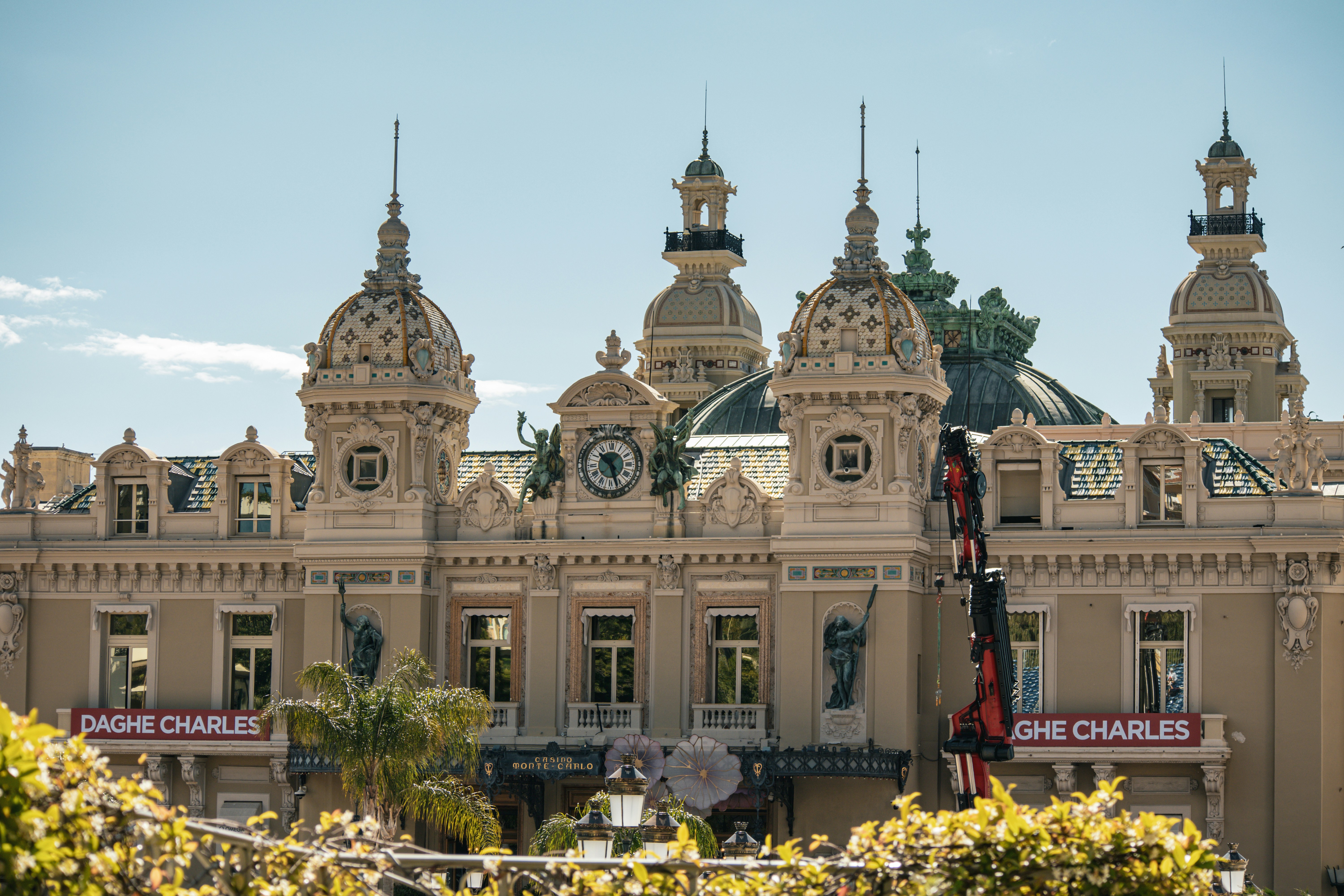 A beautiful building with architectural details.