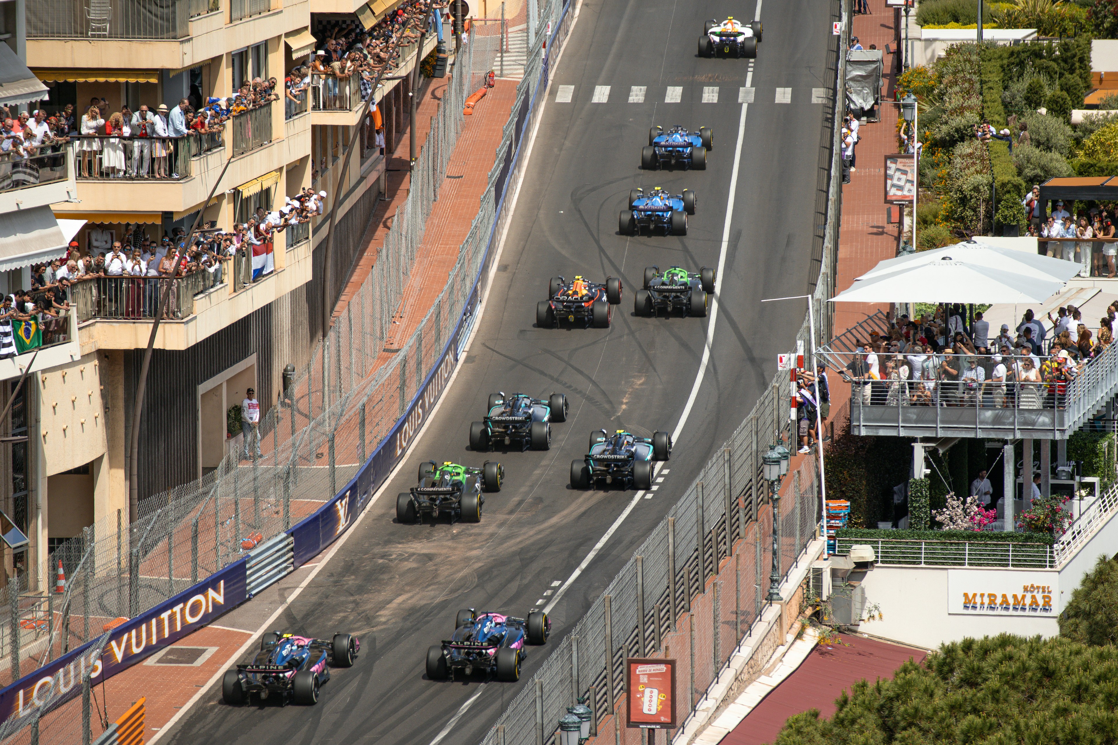 F1 Monaco Grand Prix start