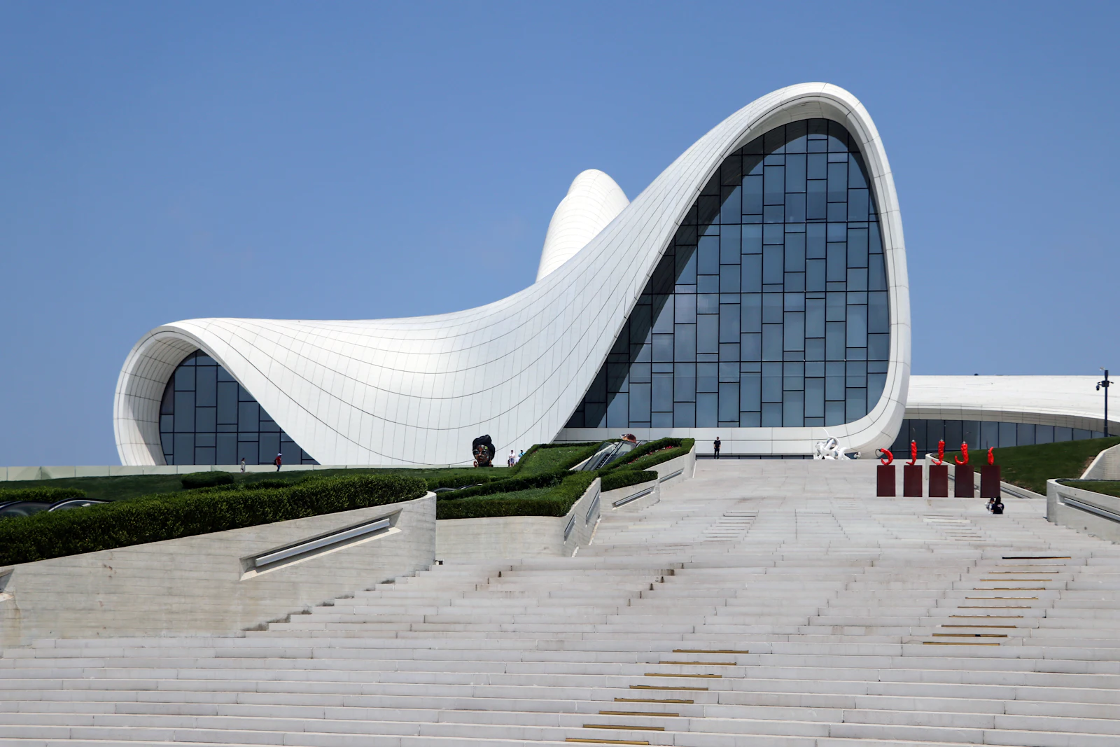 The Heydar Aliyev Center in Baku, Azerbaijan