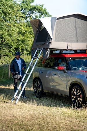 iKamper Skycamp Mini rooftop tent on Bronco