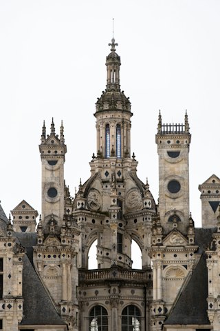 Toitures et lanterne du château de Chambord, immeuble classé au titre des monuments historiques