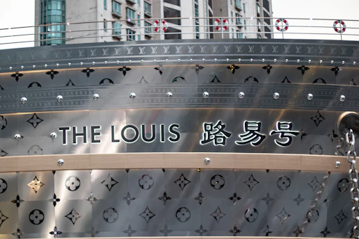 The louis: a stylish ship's bow detail