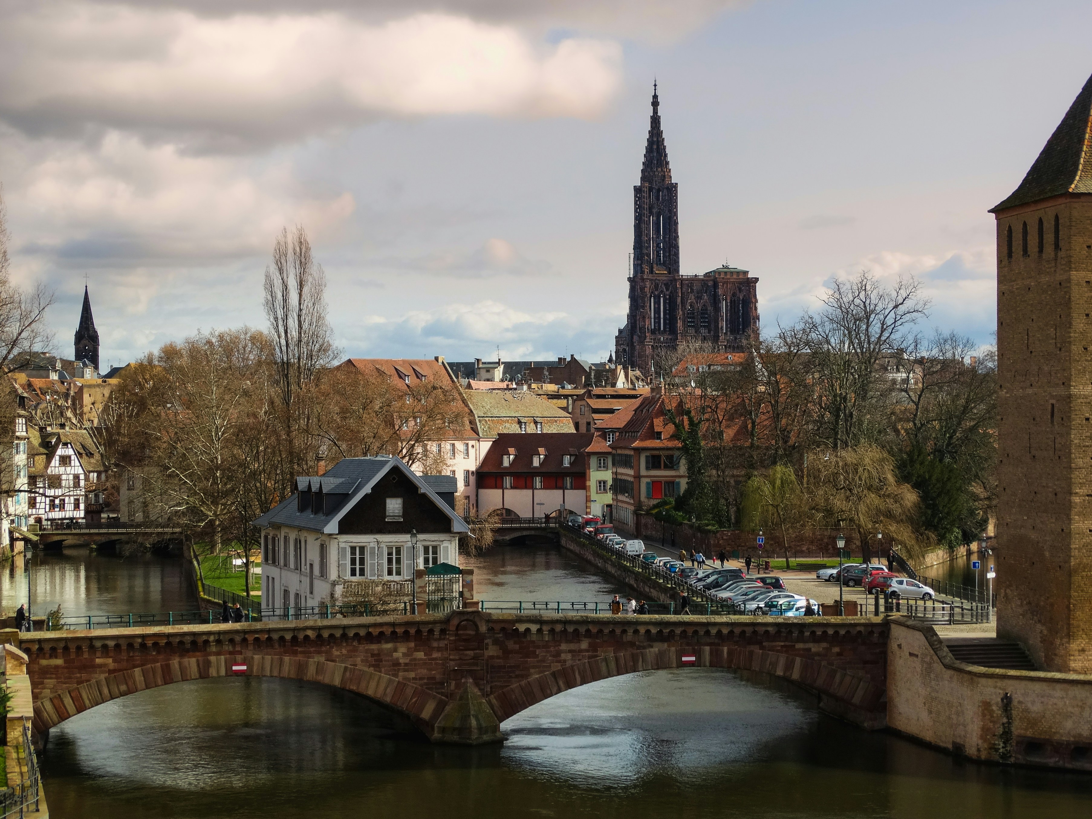 View of Strasbourg Cathedral. Strasbourg, France, Feb/16.
