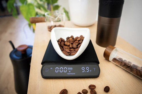 Acessórios para café: filtros e balanças