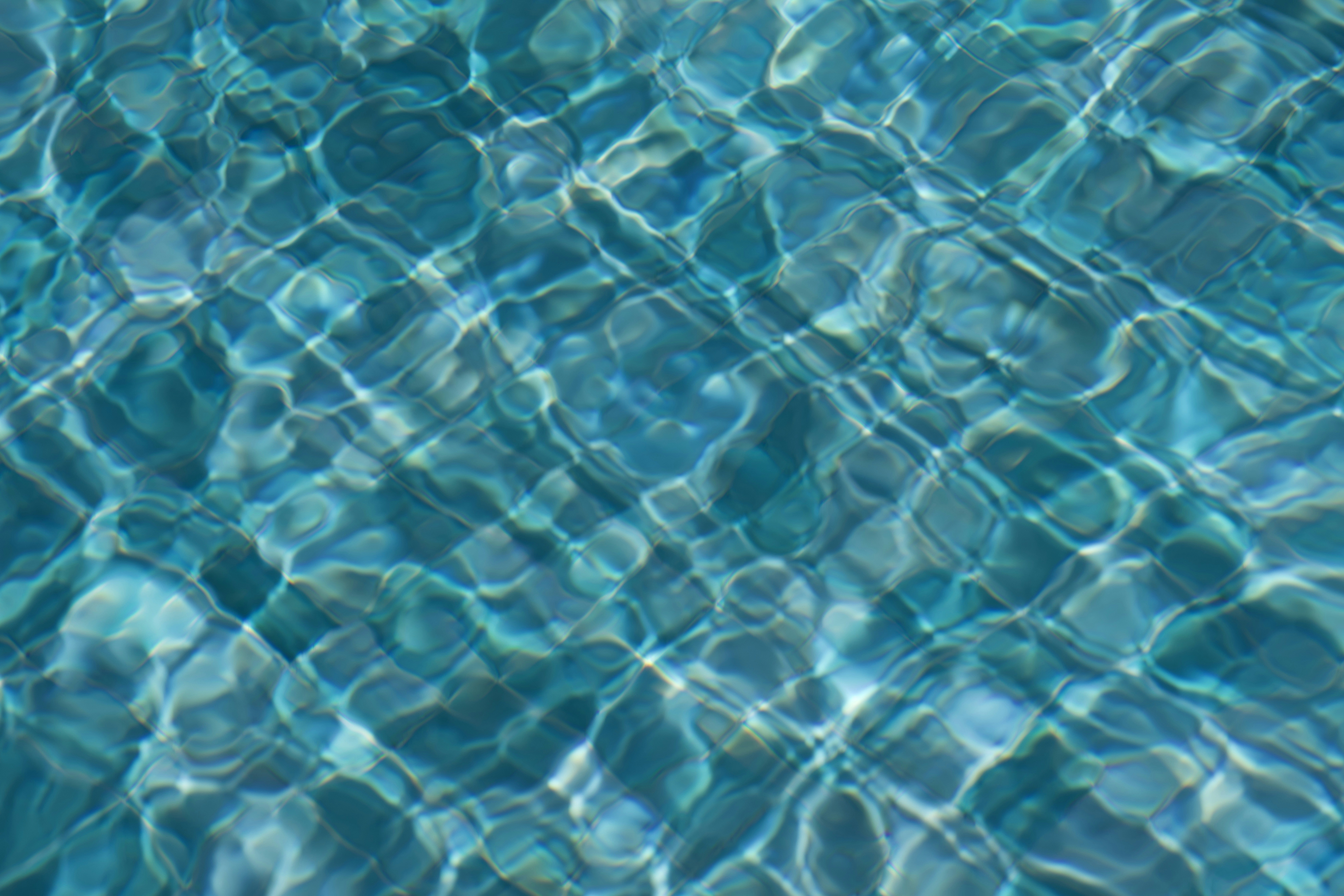 Rippling turquoise water creates a reflective surface.