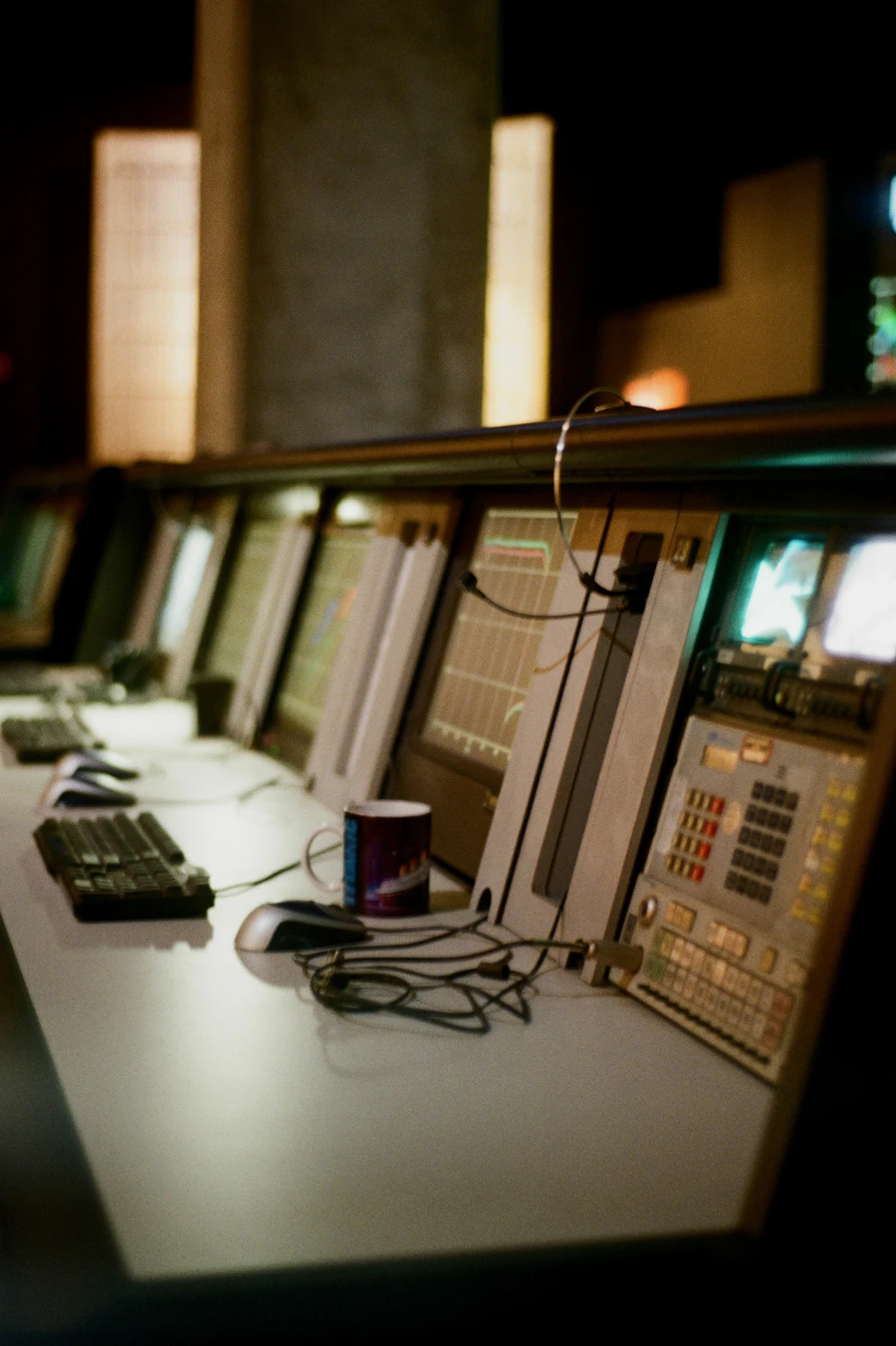 Control room monitors