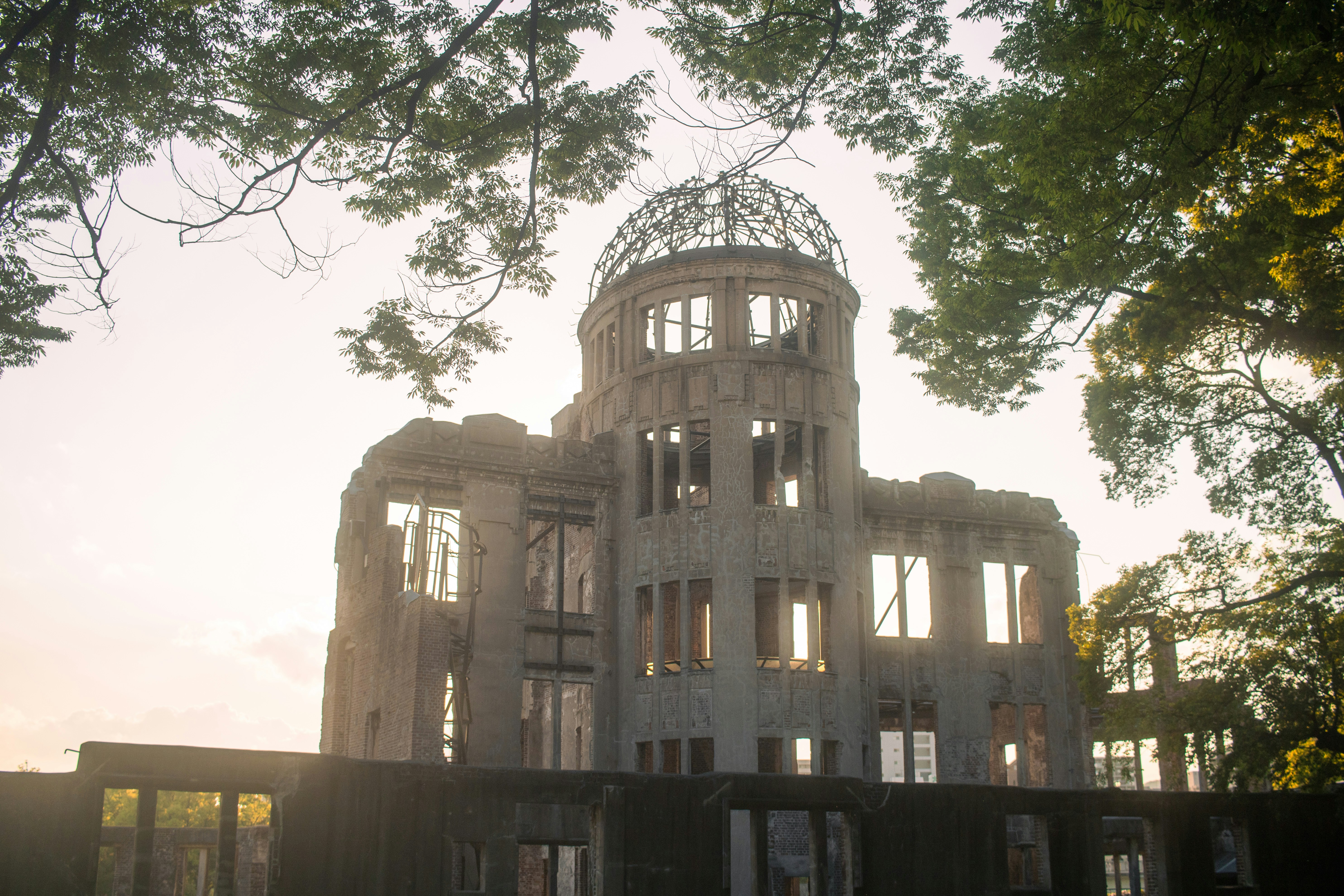 La cúpula de la bomba atómica en hiroshima.