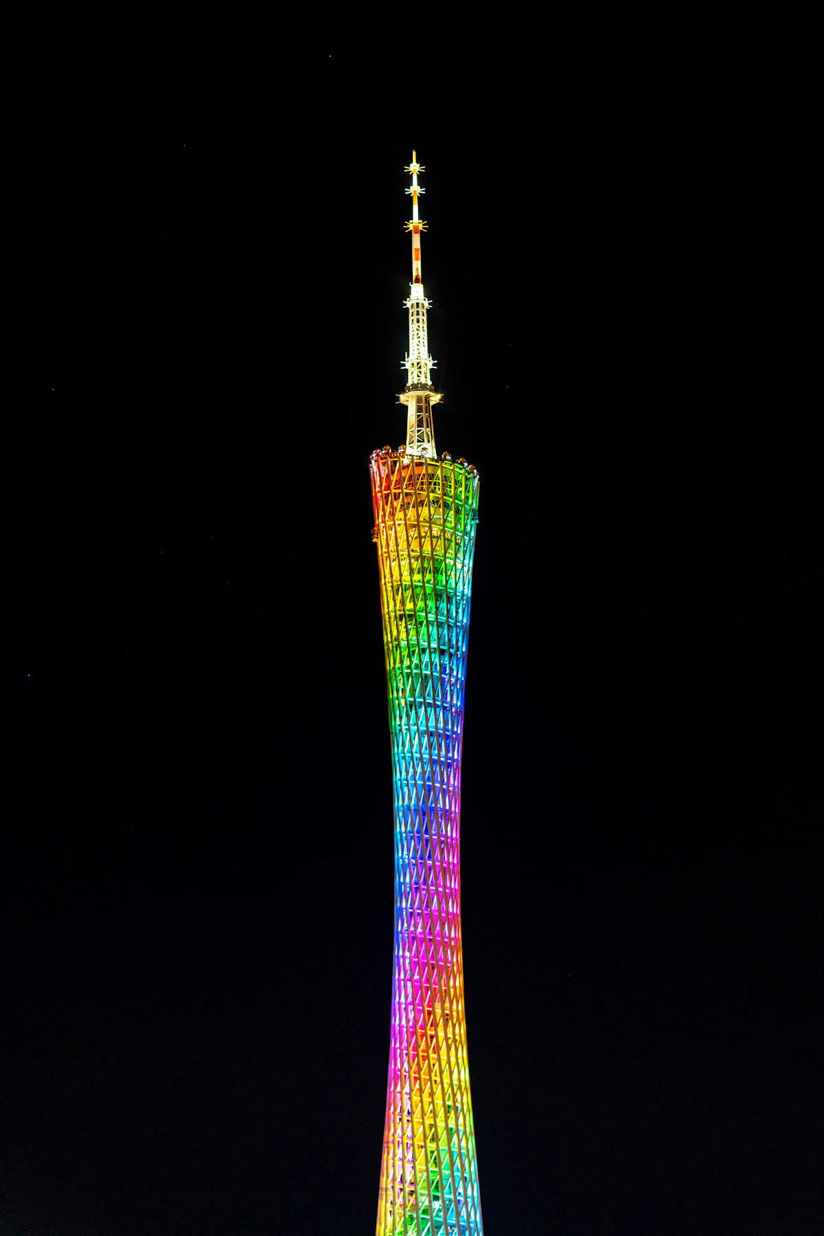 Guangzhou skyline over the Pearl River