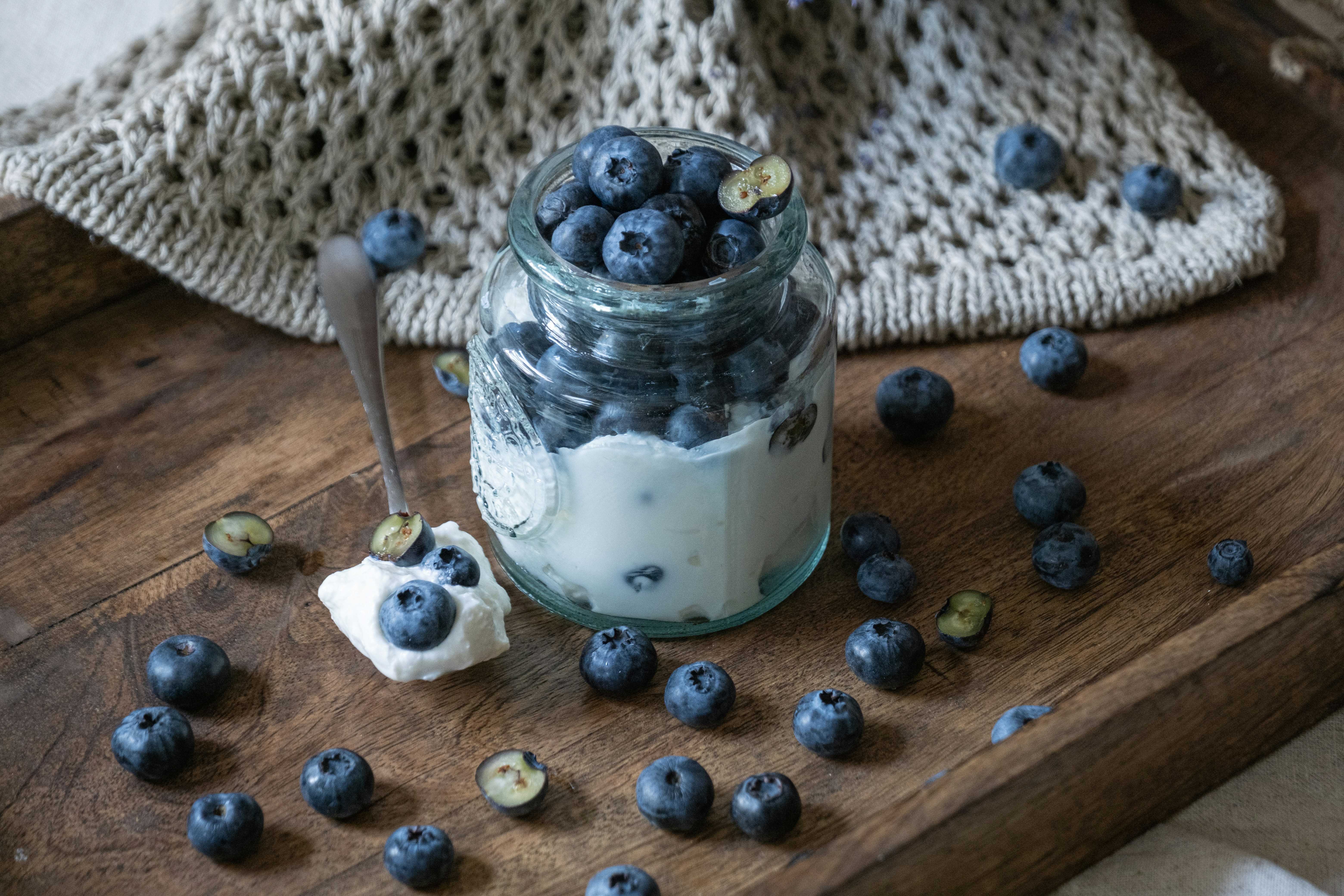 Greek yogurt with berries