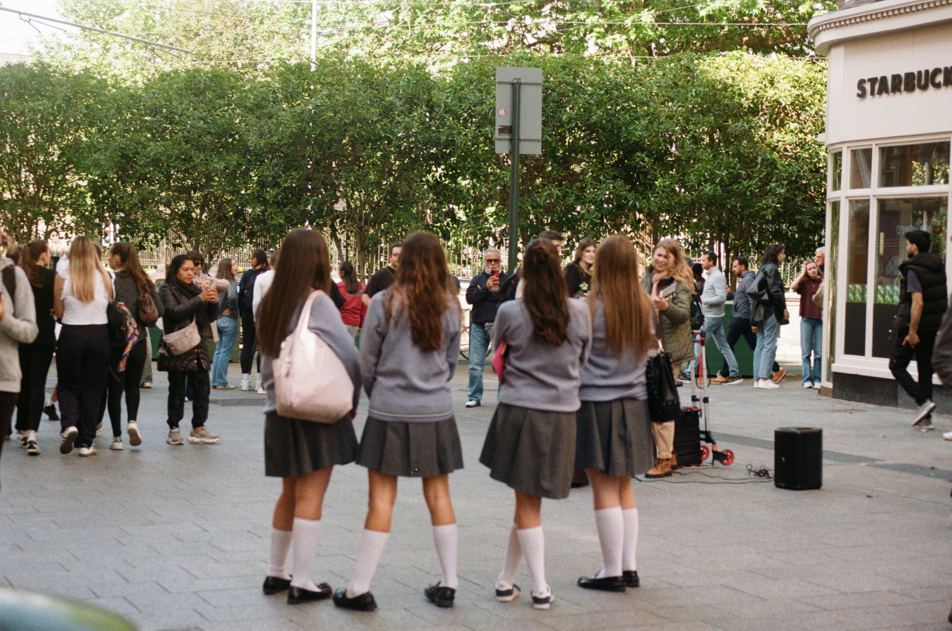 A group of students posing for a photo