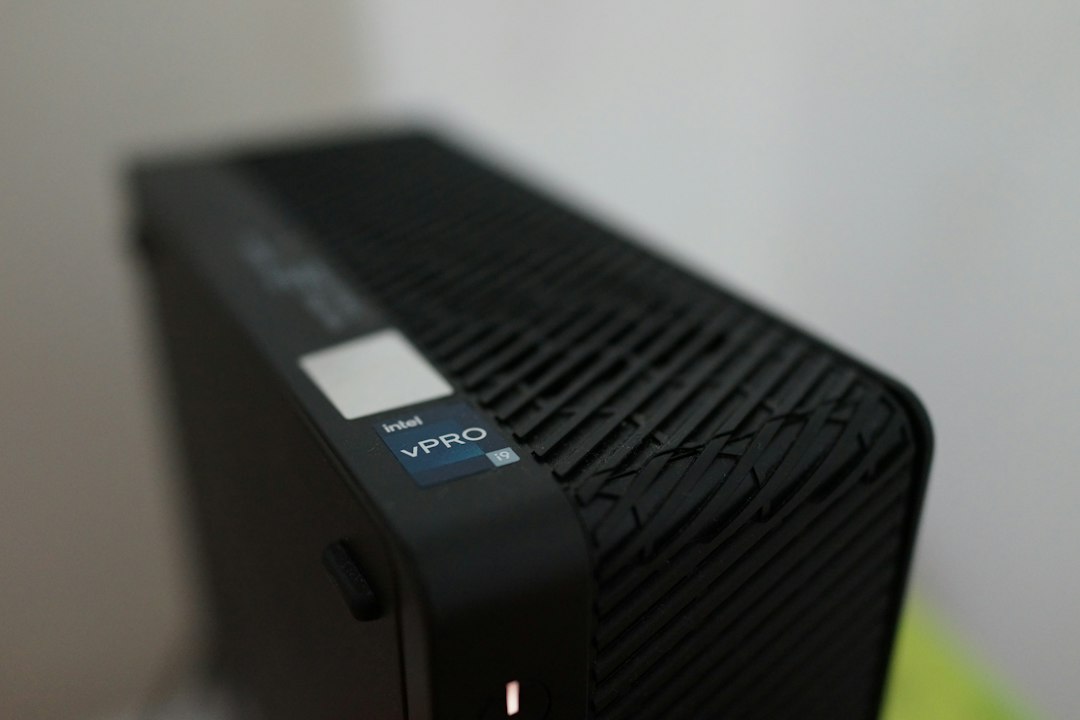 fiber router closeup