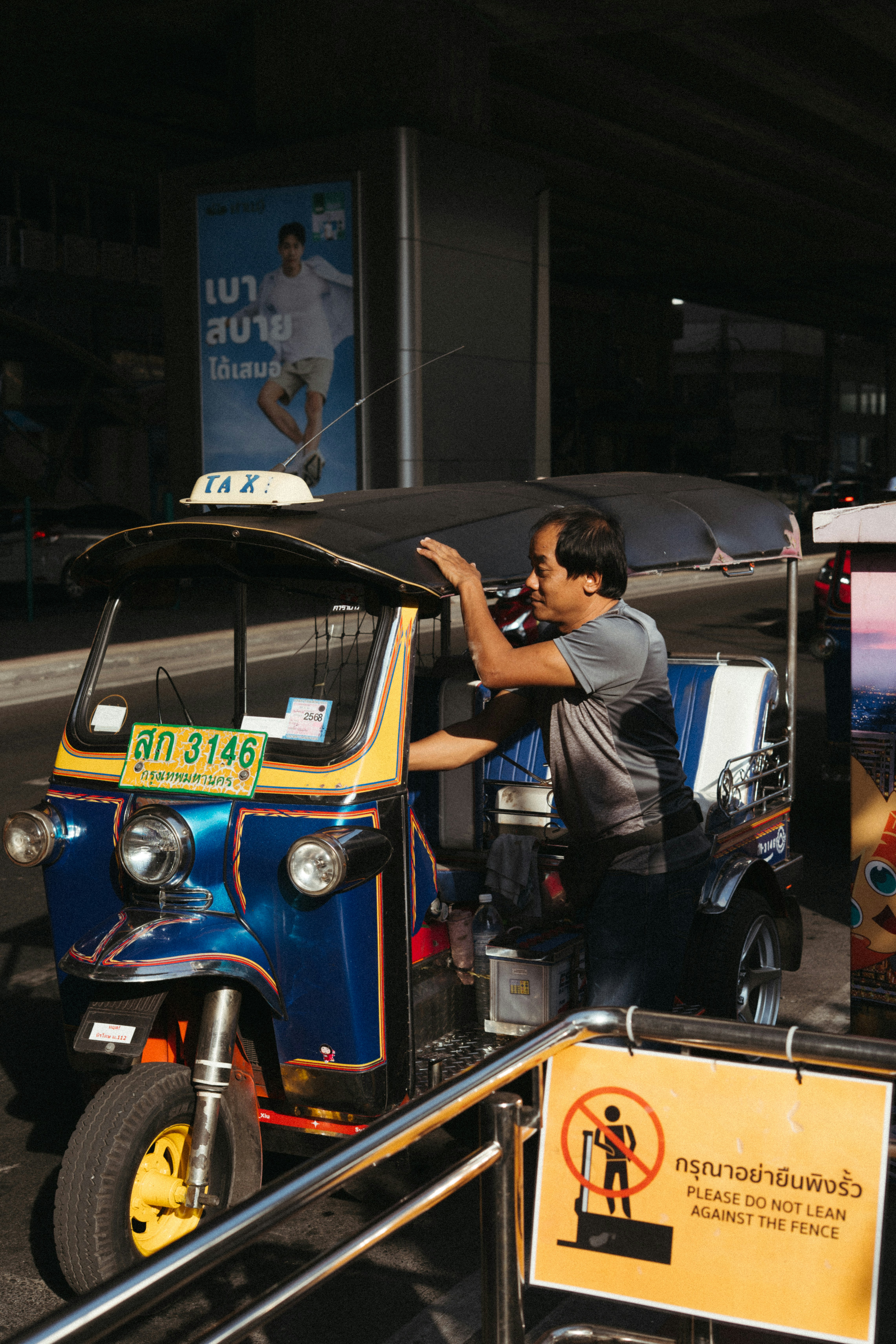 Tuk Tuk driver in Bangkok