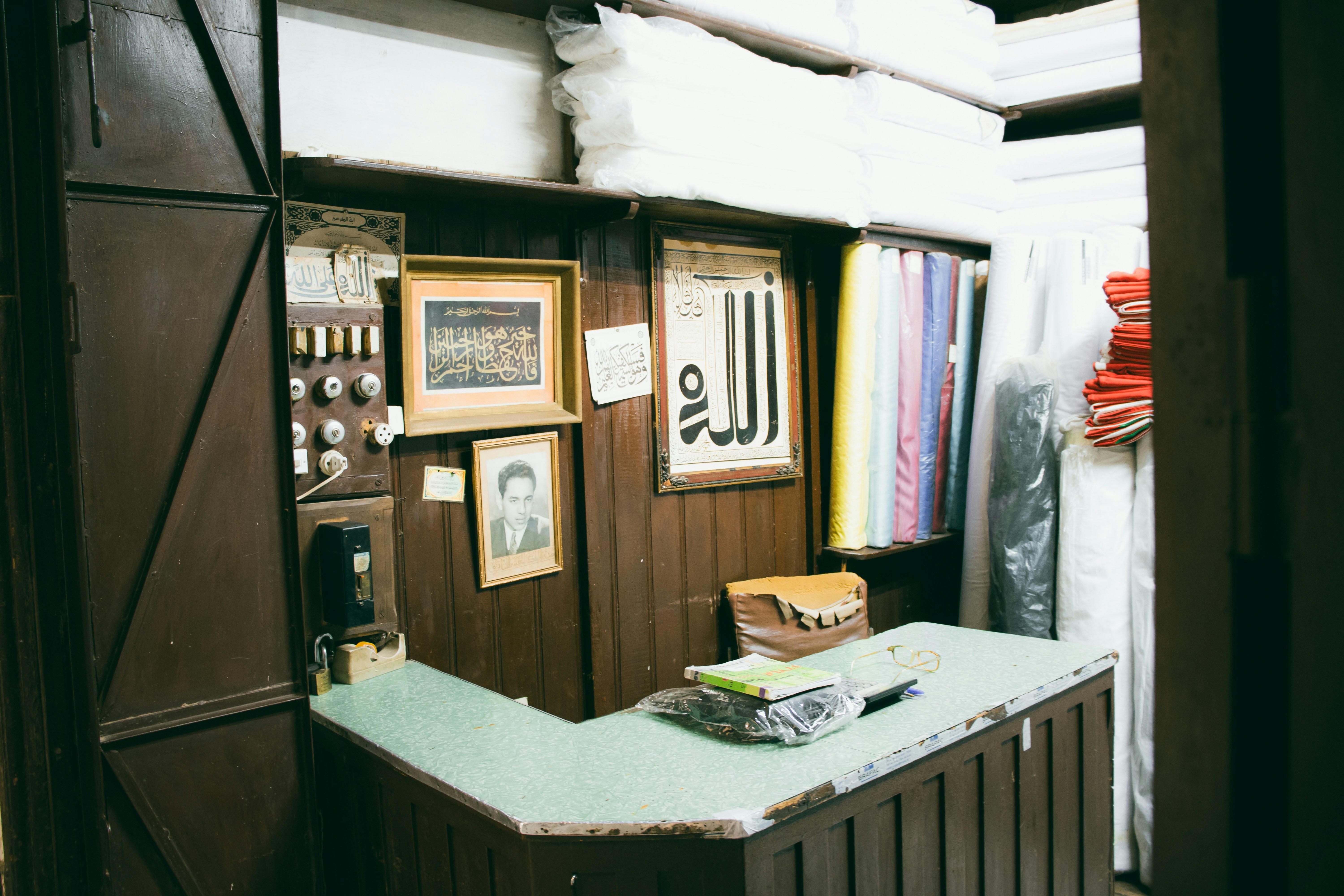 Costume shop interior