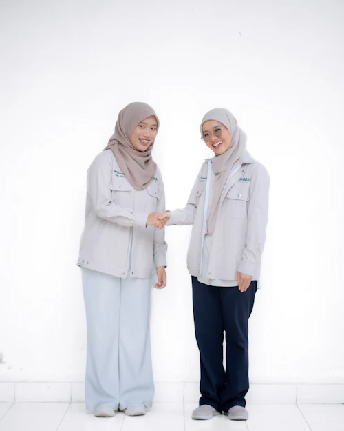 Team handshake