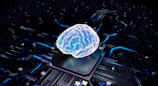 A brain over cpu represents artificial intelligence.