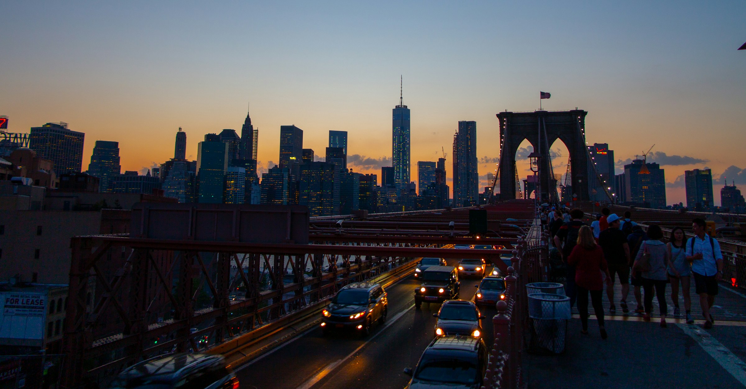 Nueva York al anochecer