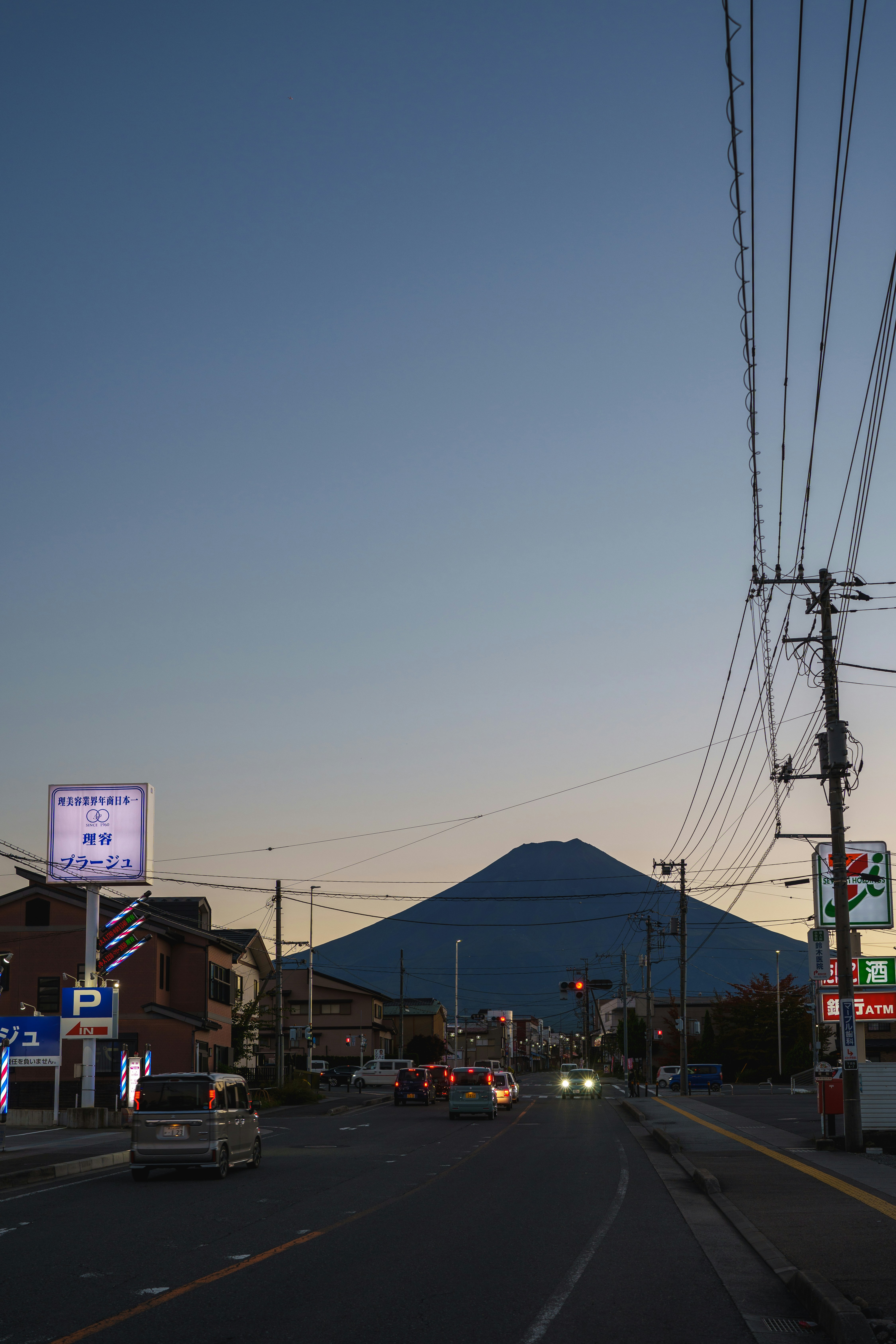 Snowy Yamanashi Landscape